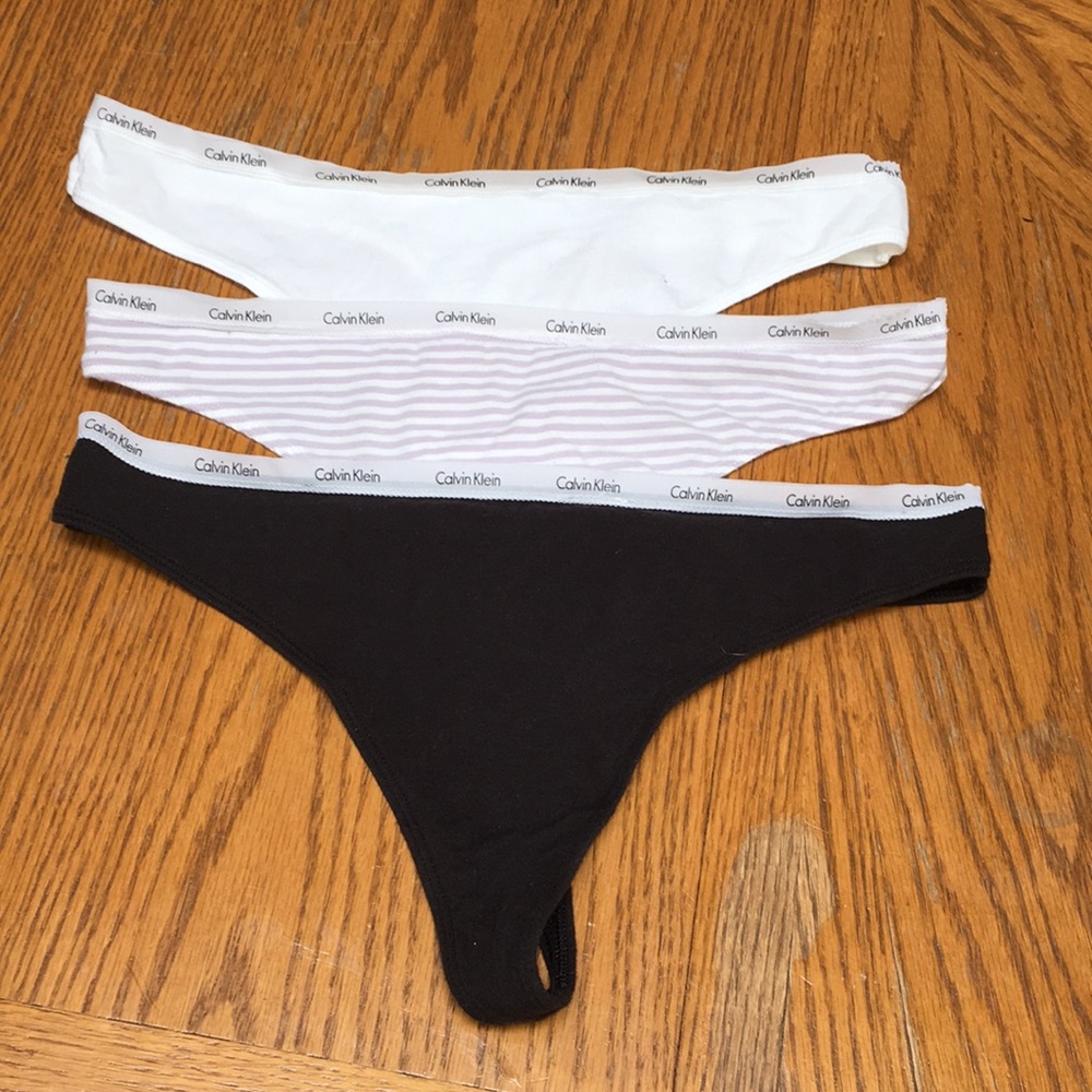 Set of 3 Calvin Klein Thongs